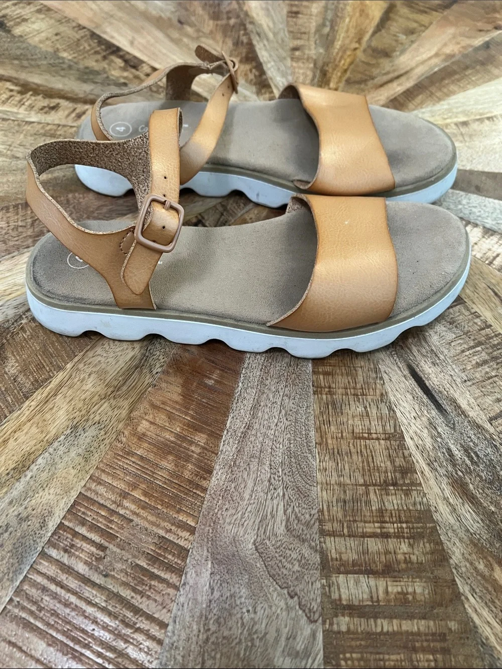 Cat & Jack Tan Strap Kids Sandals